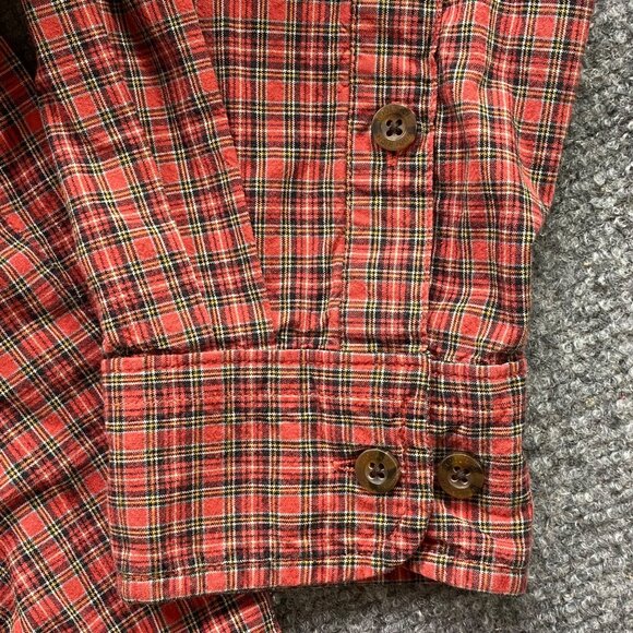 Woolrich Shirt Mens XL Red Tartan Plaid Original Outdoor Wear‎ Button-Down Hike - Picture 6 of 16